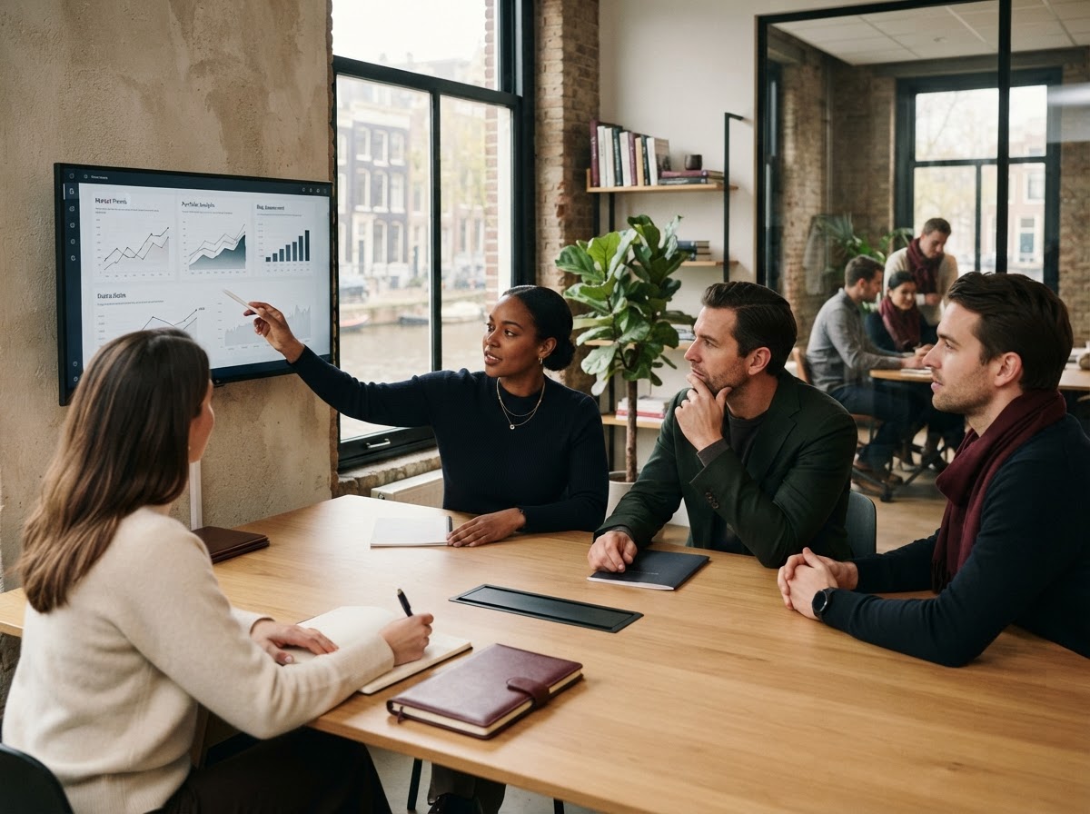 SmartCapitalAI team en werkwijze rond data-analyse voor zakelijke reserves